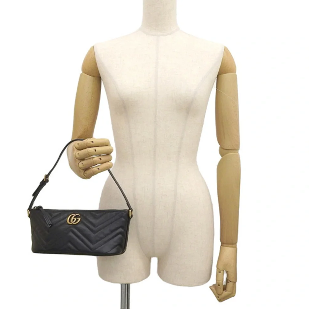 Gucci Outlet Handbags Leather Black - Picture 5 of 5